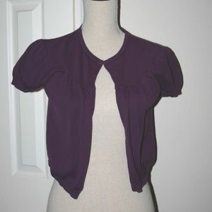 The Limited Purple Cardi Sweater Size Medium